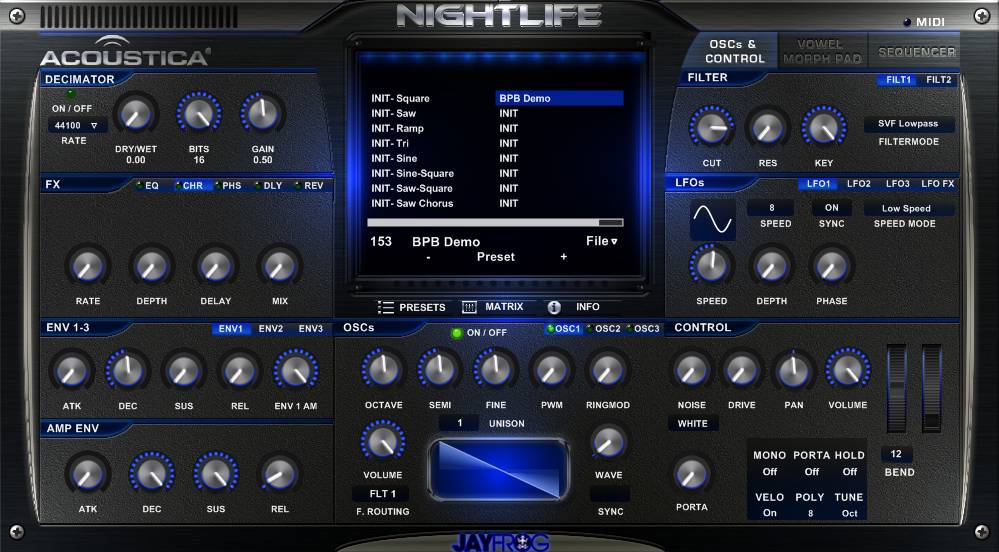 Nightlife vst synthesizer free download